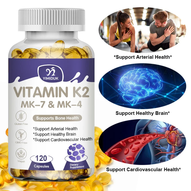 Vitamin K2 Capsules With MK-4 & MK-7 My Store 3