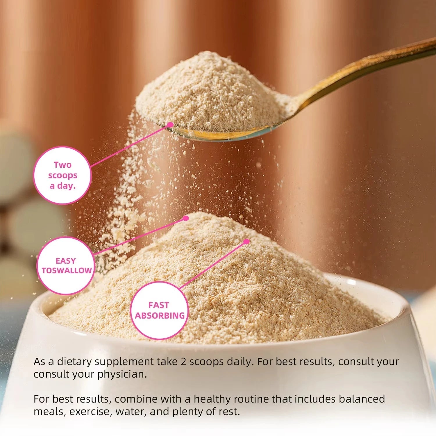 454G Multi Collagen Peptides Powder AgeWellAu