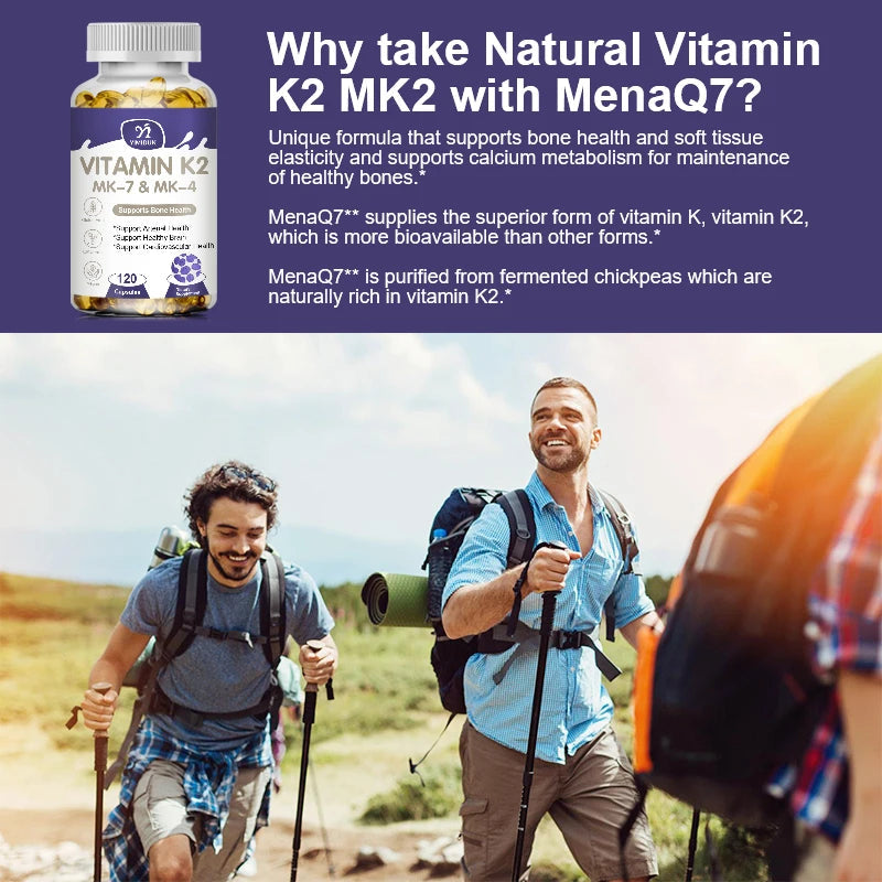 Vitamin K2 Capsules With MK-4 & MK-7 My Store 3