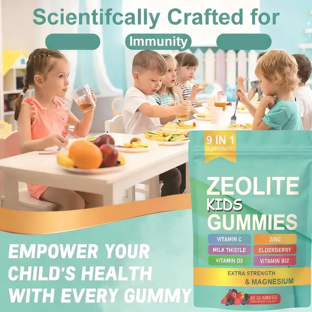 Children's Zeolite Detox Gummy Fruit-flavored AgeWellAu