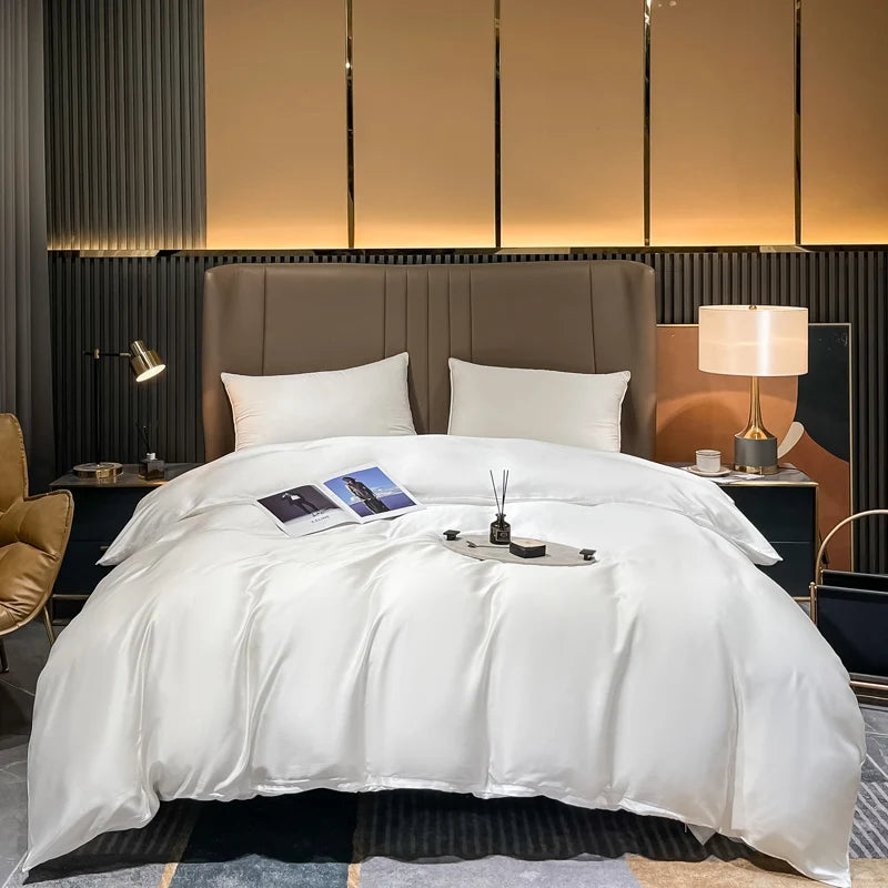 Natural Mulberry Silk Duvet Cover AgeWellAu