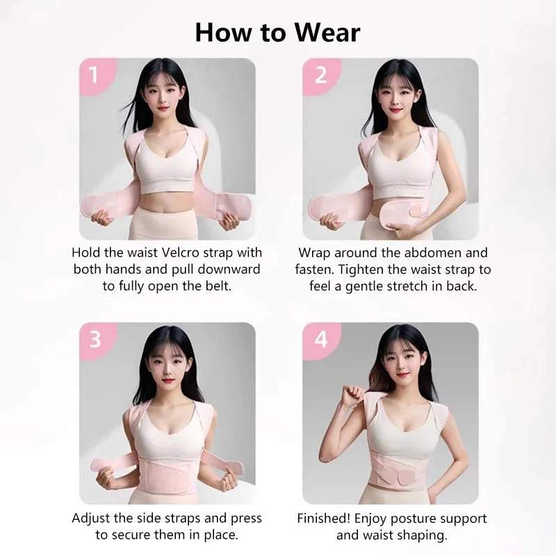 Adjustable Posture Corrector Back Support Belt My Store 3