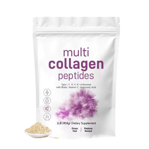 454G Multi Collagen Peptides Powder AgeWellAu