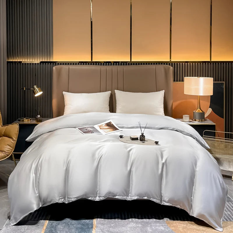 Natural Mulberry Silk Duvet Cover AgeWellAu