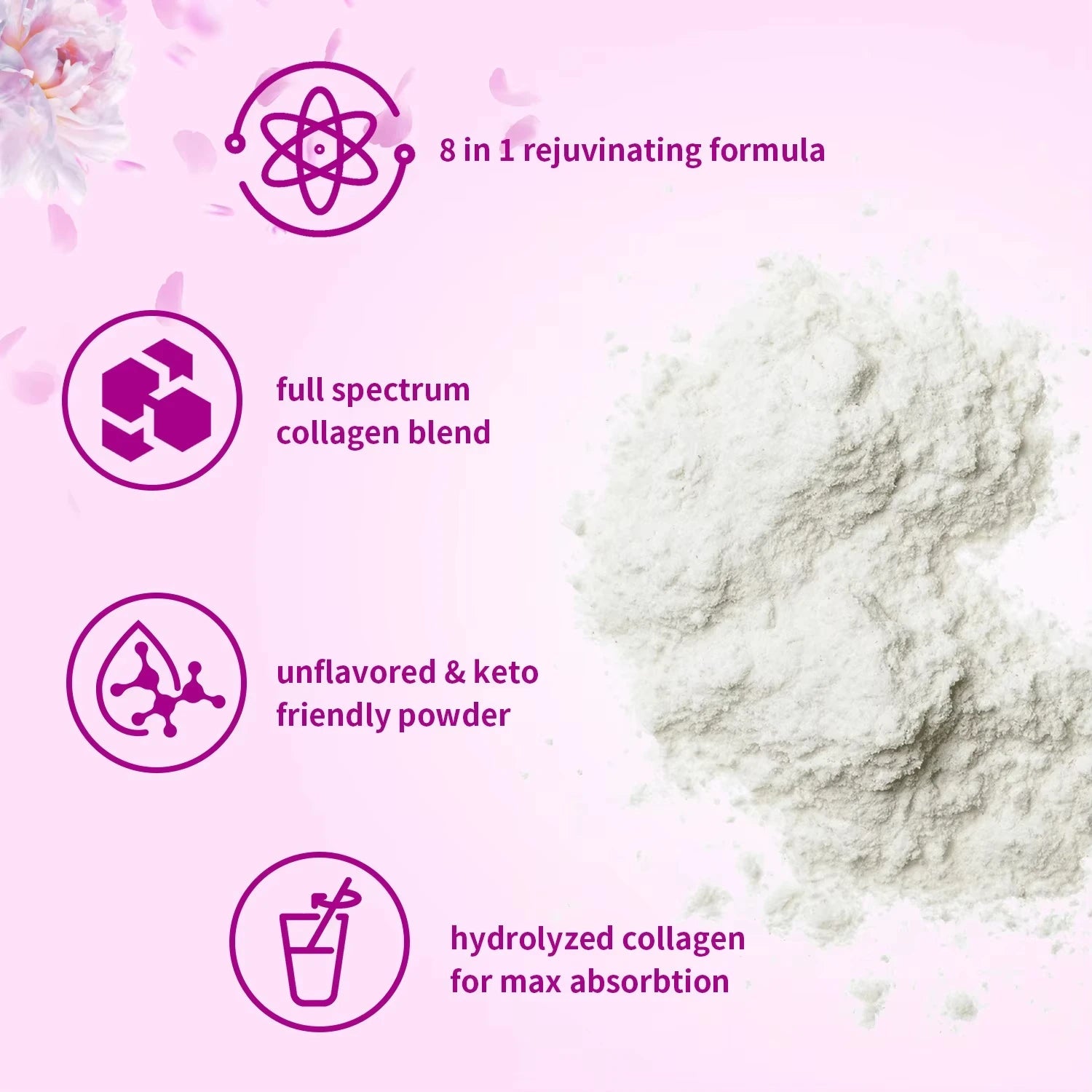 454G Multi Collagen Peptides Powder AgeWellAu