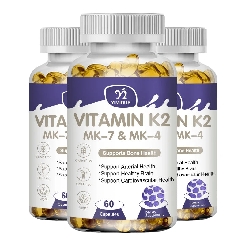 Vitamin K2 Capsules With MK-4 & MK-7 My Store 3
